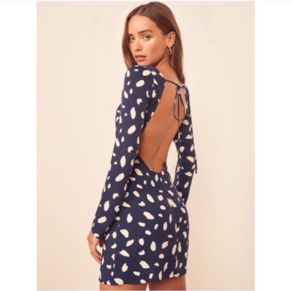 Reformation Cady Dress in Splatter